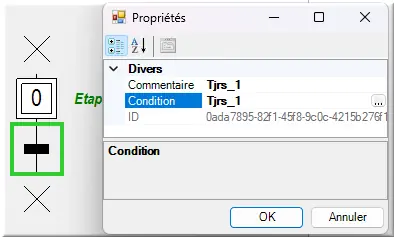 Transition Commentaire Condition